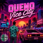 Quenq Vice City logo