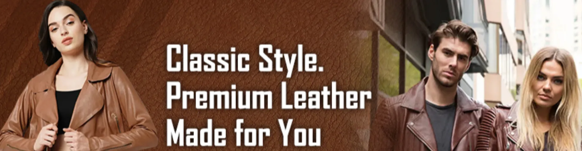 Brown Leather Jacket UK cover